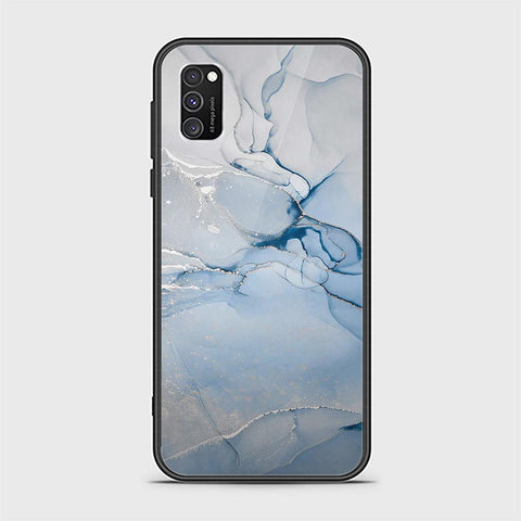 Samsung Galaxy M02s Cover - Mystic Marble Series - HQ Ultra Shine Premium Infinity Glass Soft Silicon Borders Case