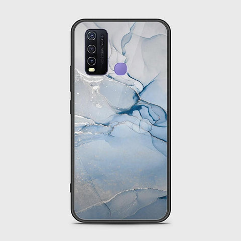 Vivo Y30 Cover - Mystic Marble Series - HQ Ultra Shine Premium Infinity Glass Soft Silicon Borders Case