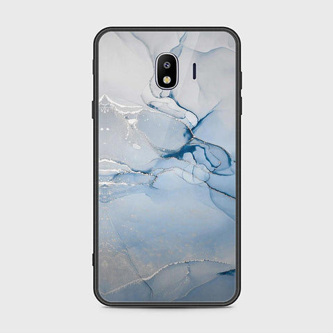 Samsung Galaxy J4 2018 Cover - Mystic Marble Series - HQ Ultra Shine Premium Infinity Glass Soft Silicon Borders Case