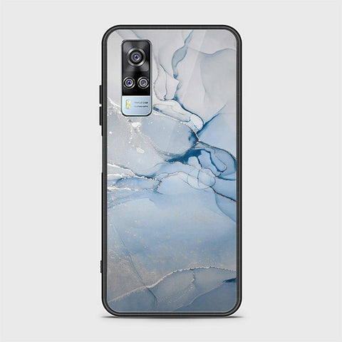 Vivo Y53s 4G Cover - Mystic Marble Series - HQ Ultra Shine Premium Infinity Glass Soft Silicon Borders Case