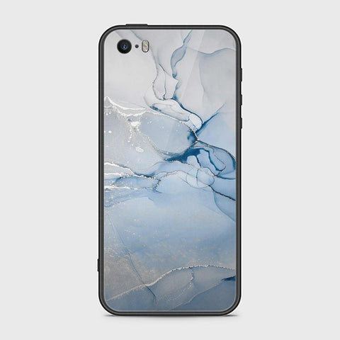 iPhone 5 Cover - Mystic Marble Series - HQ Ultra Shine Premium Infinity Glass Soft Silicon Borders Case