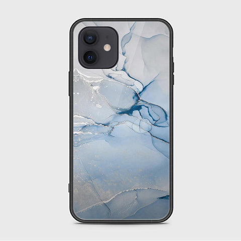 iPhone 12 Mini Cover - Mystic Marble Series - HQ Ultra Shine Premium Infinity Glass Soft Silicon Borders Case