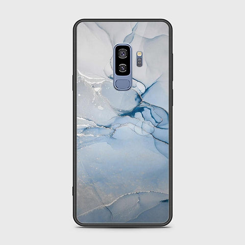 Samsung Galaxy S9 Plus Cover - Mystic Marble Series - HQ Ultra Shine Premium Infinity Glass Soft Silicon Borders Case