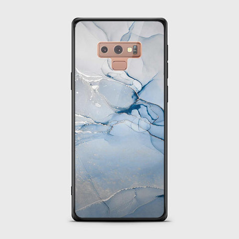 Samsung Galaxy Note 9 Cover - Mystic Marble Series - HQ Ultra Shine Premium Infinity Glass Soft Silicon Borders Case