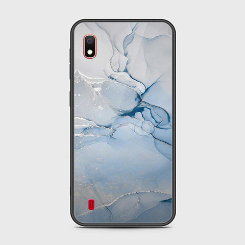 Samsung Galaxy A10 Cover - Mystic Marble Series - HQ Ultra Shine Premium Infinity Glass Soft Silicon Borders Case