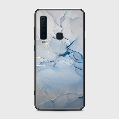 Samsung Galaxy A9 2018 Cover - Mystic Marble Series - HQ Ultra Shine Premium Infinity Glass Soft Silicon Borders Case