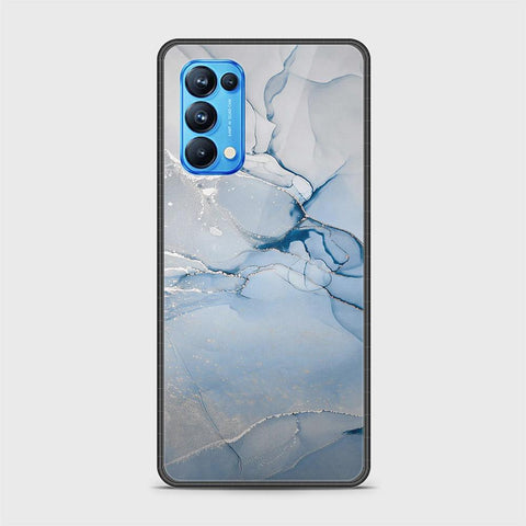 Oppo Reno 5 Pro 5G Cover - Mystic Marble Series - HQ Ultra Shine Premium Infinity Glass Soft Silicon Borders Case