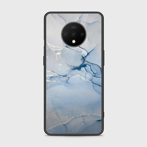 OnePlus 7T Cover - Mystic Marble Series - HQ Ultra Shine Premium Infinity Glass Soft Silicon Borders Case