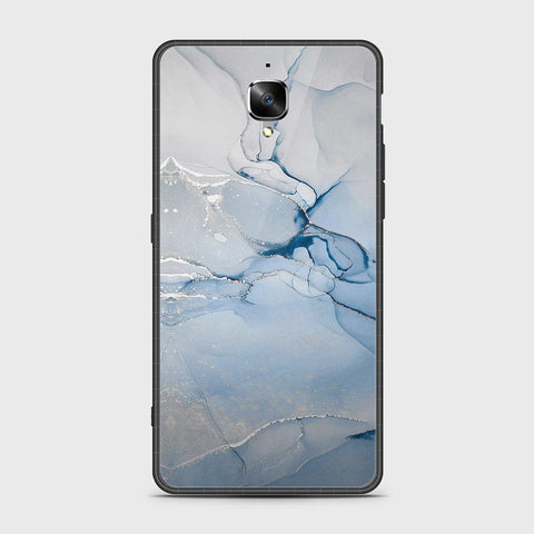 OnePlus 3 Cover- Mystic Marble Series - HQ Ultra Shine Premium Infinity Glass Soft Silicon Borders Case