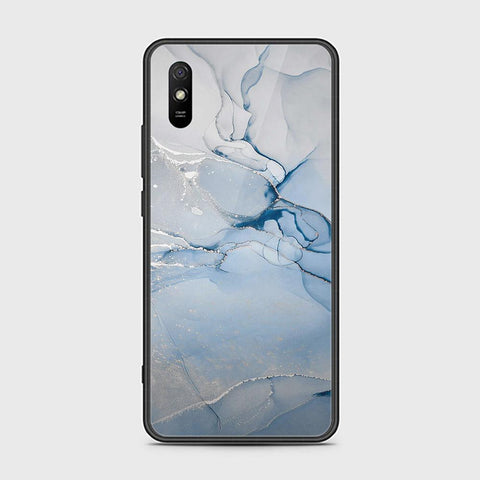 Xiaomi Redmi 9A Cover - Mystic Marble Series - HQ Ultra Shine Premium Infinity Glass Soft Silicon Borders Case