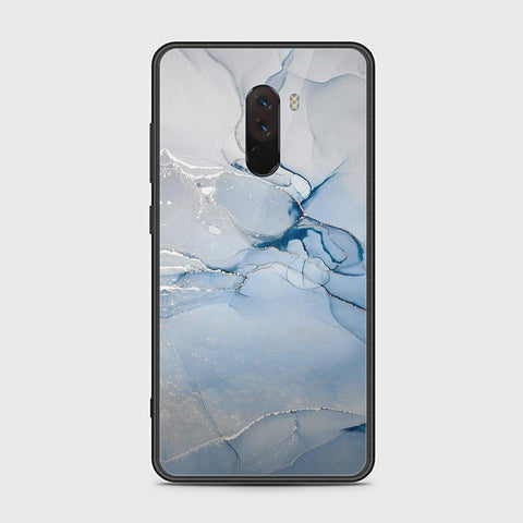 Xiaomi Pocophone F1 Cover - Mystic Marble Series - HQ Ultra Shine Premium Infinity Glass Soft Silicon Borders Case