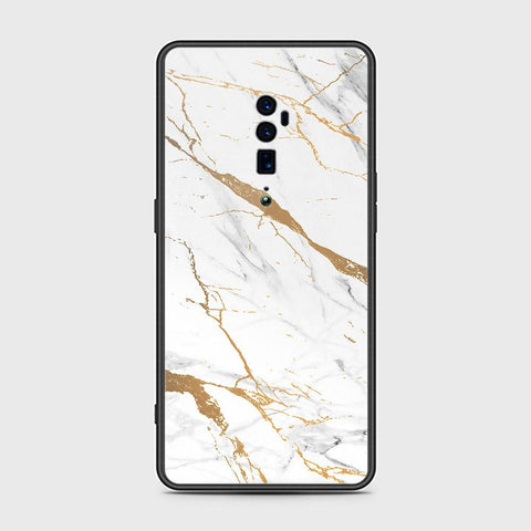 Oppo Reno 10x Zoom Cover - Mystic Marble Series - HQ Ultra Shine Premium Infinity Glass Soft Silicon Borders Case