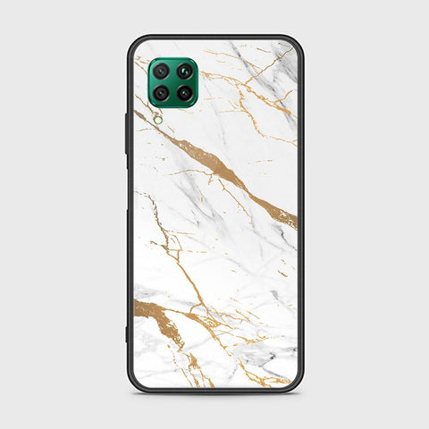 Huawei Nova 7i Cover - Mystic Marble Series - HQ Ultra Shine Premium Infinity Glass Soft Silicon Borders Case