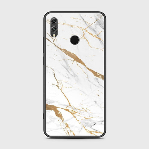 Huawei Honor 8X Cover - Mystic Marble Series - HQ Ultra Shine Premium Infinity Glass Soft Silicon Borders Case