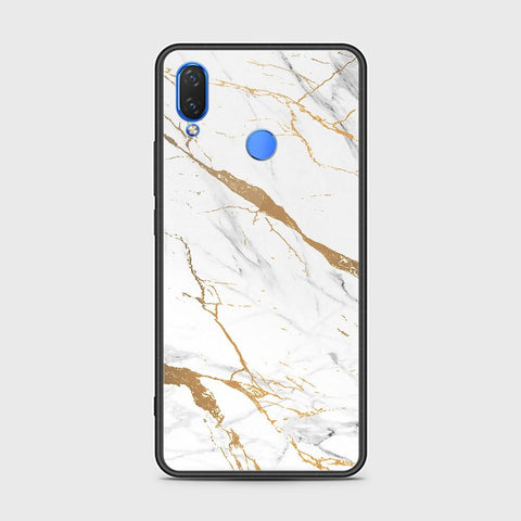 Huawei Honor 8C Cover - Mystic Marble Series - HQ Ultra Shine Premium Infinity Glass Soft Silicon Borders Case