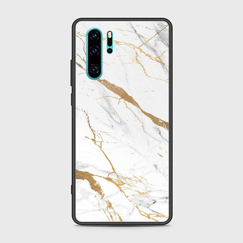 Huawei P30 Pro Cover - Mystic Marble Series - HQ Ultra Shine Premium Infinity Glass Soft Silicon Borders Case