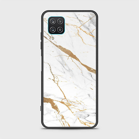 Samsung Galaxy A12 Nacho Cover - Mystic Marble Series - HQ Ultra Shine Premium Infinity Glass Soft Silicon Borders Case