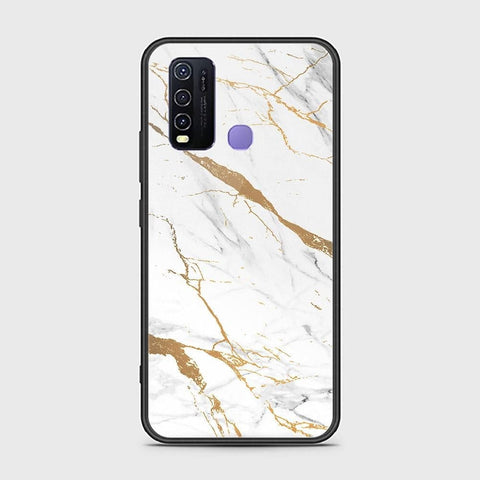 Vivo Y30 Cover - Mystic Marble Series - HQ Ultra Shine Premium Infinity Glass Soft Silicon Borders Case