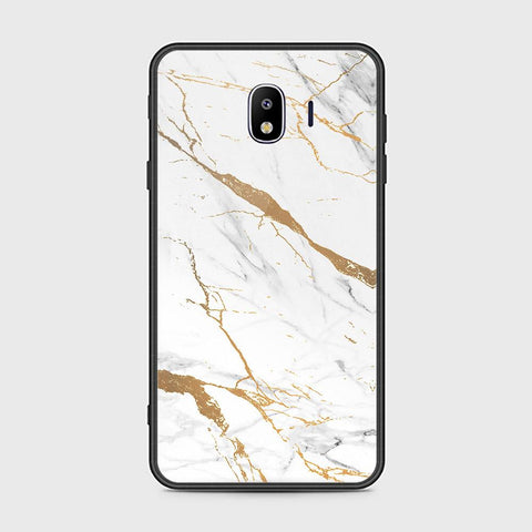 Samsung Galaxy J4 2018 Cover - Mystic Marble Series - HQ Ultra Shine Premium Infinity Glass Soft Silicon Borders Case