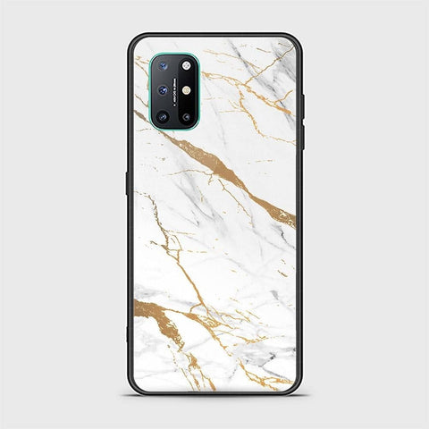 OnePlus 8T Cover - Mystic Marble Series - HQ Ultra Shine Premium Infinity Glass Soft Silicon Borders Case