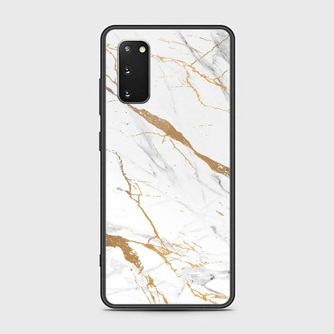 Samsung Galaxy S20 Plus Cover - Mystic Marble Series - HQ Ultra Shine Premium Infinity Glass Soft Silicon Borders Case