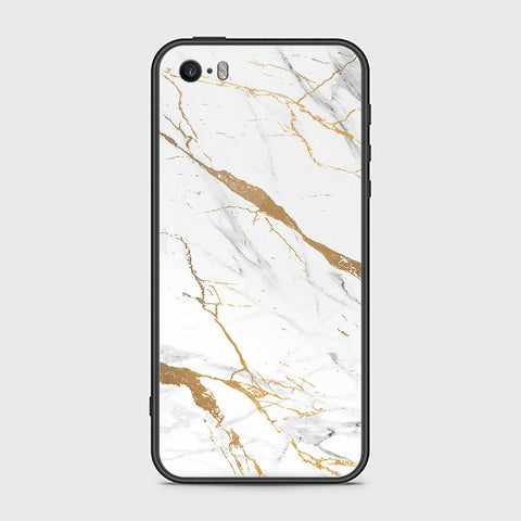 iPhone 5 Cover - Mystic Marble Series - HQ Ultra Shine Premium Infinity Glass Soft Silicon Borders Case