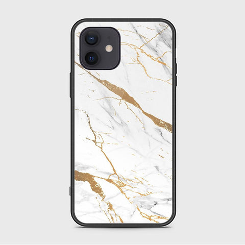 iPhone 12 Pro Cover - Mystic Marble Series - HQ Ultra Shine Premium Infinity Glass Soft Silicon Borders Case