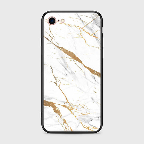 iPhone SE 2020 Cover - Mystic Marble Series - HQ Ultra Shine Premium Infinity Glass Soft Silicon Borders Case