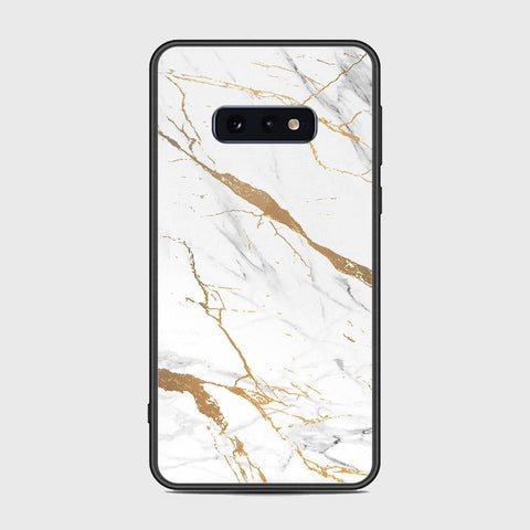 Samsung Galaxy S10e Cover - Mystic Marble Series - HQ Ultra Shine Premium Infinity Glass Soft Silicon Borders Case