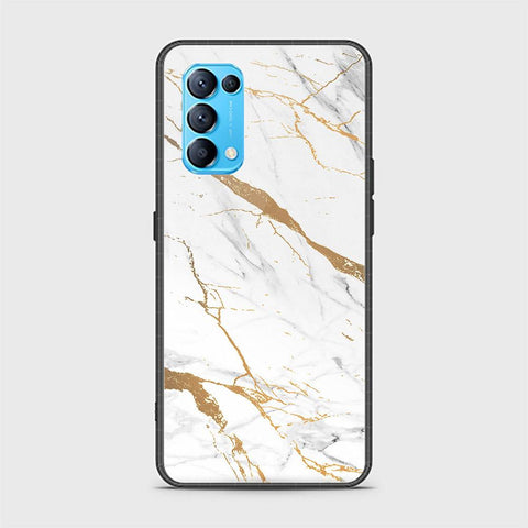 Oppo Find X3 Lite Cover - Mystic Marble Series - HQ Ultra Shine Premium Infinity Glass Soft Silicon Borders Case