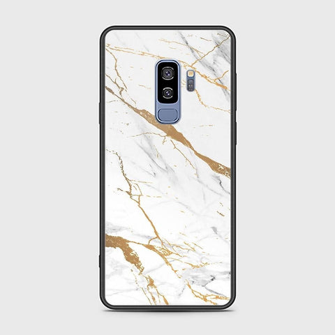 Samsung Galaxy S9 Plus Cover - Mystic Marble Series - HQ Ultra Shine Premium Infinity Glass Soft Silicon Borders Case