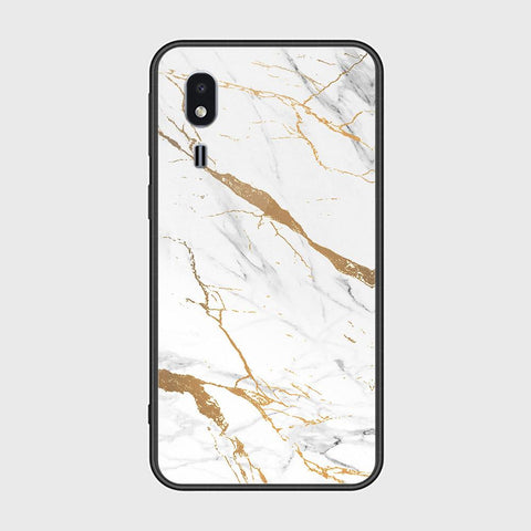 Samsung Galaxy A2 Core Cover - Mystic Marble Series - HQ Ultra Shine Premium Infinity Glass Soft Silicon Borders Case