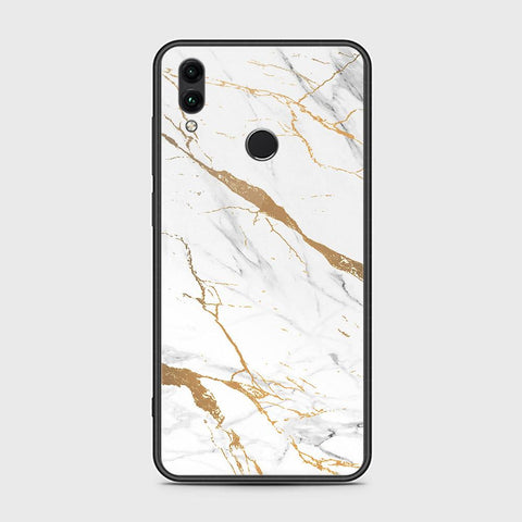 Huawei Honor 10 Lite Cover - Mystic Marble Series - HQ Ultra Shine Premium Infinity Glass Soft Silicon Borders Case