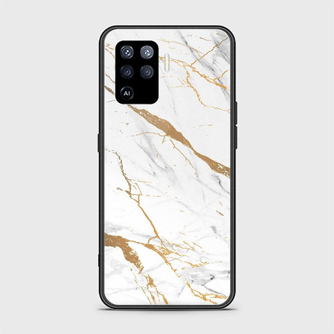 Oppo A94 Cover - Mystic Marble Series - HQ Ultra Shine Premium Infinity Glass Soft Silicon Borders Case