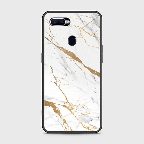 Oppo F9 / F9 Pro Cover - Mystic Marble Series - HQ Ultra Shine Premium Infinity Glass Soft Silicon Borders Case