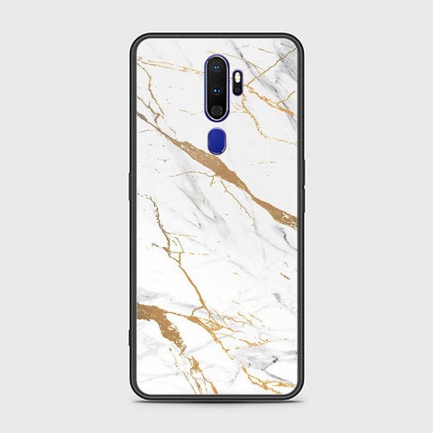 Oppo A5 2020 Cover - Mystic Marble Series - HQ Ultra Shine Premium Infinity Glass Soft Silicon Borders Case