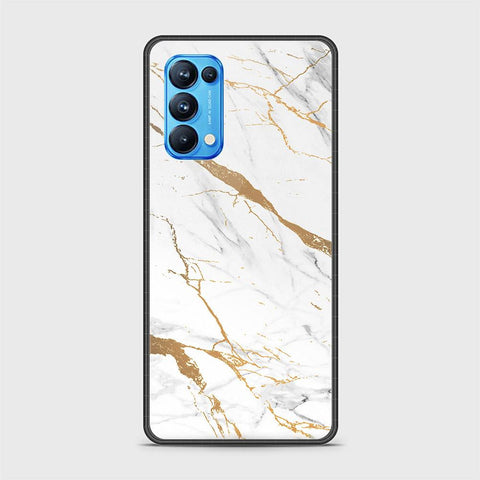 Oppo Reno 5 Pro 5G Cover - Mystic Marble Series - HQ Ultra Shine Premium Infinity Glass Soft Silicon Borders Case