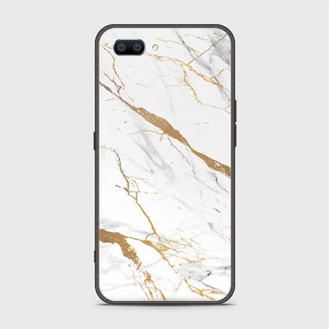 Oppo A5 Cover - Mystic Marble Series - HQ Ultra Shine Premium Infinity Glass Soft Silicon Borders Case