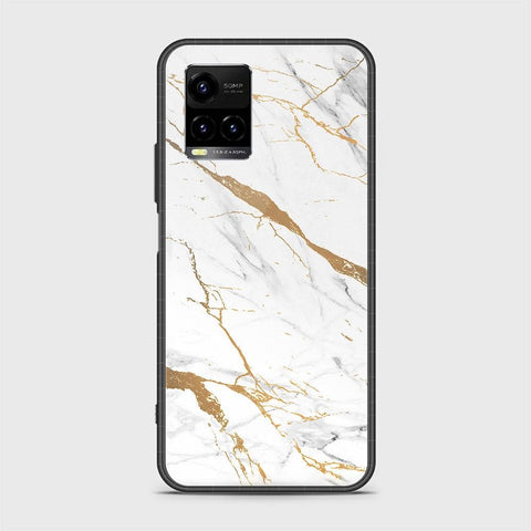 Vivo Y33T Cover - Mystic Marble Series - HQ Ultra Shine Premium Infinity Glass Soft Silicon Borders Case