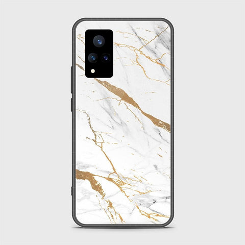 Vivo V21 Cover - Mystic Marble Series - HQ Ultra Shine Premium Infinity Glass Soft Silicon Borders Case