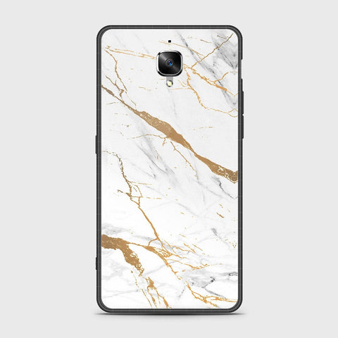 OnePlus 3 Cover- Mystic Marble Series - HQ Ultra Shine Premium Infinity Glass Soft Silicon Borders Case