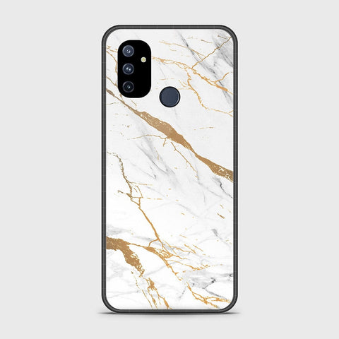 OnePlus Nord N100 Cover- Mystic Marble Series - HQ Ultra Shine Premium Infinity Glass Soft Silicon Borders Case