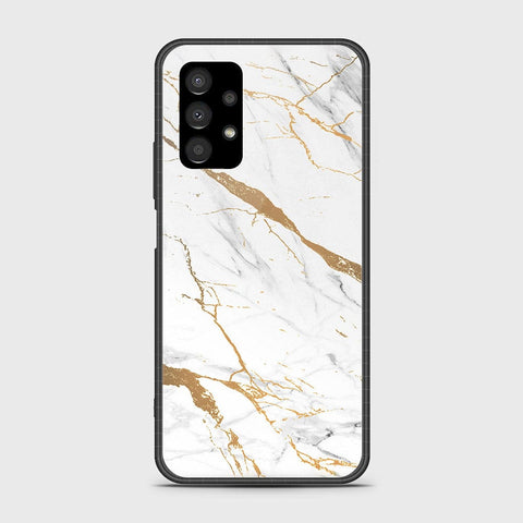 Samsung Galaxy A13 4G Cover- Mystic Marble Series - HQ Ultra Shine Premium Infinity Glass Soft Silicon Borders Case