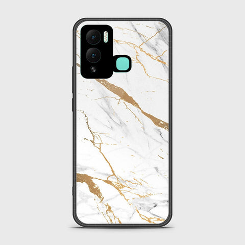 Infinix Hot 12 Play Cover- Mystic Marble Series - HQ Ultra Shine Premium Infinity Glass Soft Silicon Borders Case