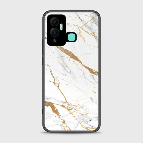 Infinix Hot 12i Cover- Mystic Marble Series - HQ Ultra Shine Premium Infinity Glass Soft Silicon Borders Case