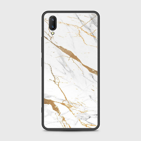 Vivo V11 Pro Cover - Mystic Marble Series - HQ Ultra Shine Premium Infinity Glass Soft Silicon Borders Case