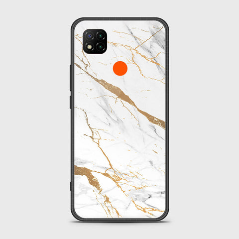 Xiaomi Redmi 9C Cover- Mystic Marble Series - HQ Ultra Shine Premium Infinity Glass Soft Silicon Borders Case