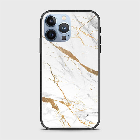 iPhone 14 Pro Max Cover- Mystic Marble Series - HQ Ultra Shine Premium Infinity Glass Soft Silicon Borders Case