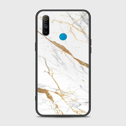 Realme C3 Cover - Mystic Marble Series - HQ Ultra Shine Premium Infinity Glass Soft Silicon Borders Case