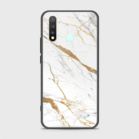 Vivo Y19 Cover - Mystic Marble Series - HQ Ultra Shine Premium Infinity Glass Soft Silicon Borders Case